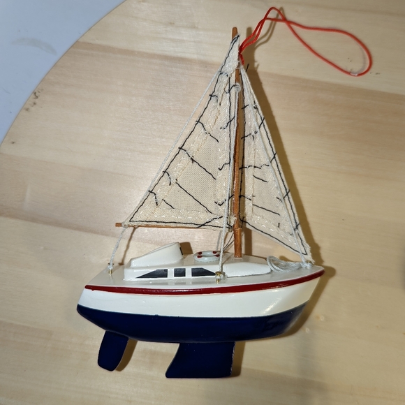 Sailboat Holiday Ornaments 3 - Picture 4 of 5